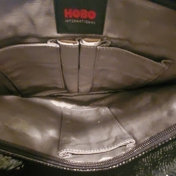 HOBO International  Patent Leather Shoulder Bag